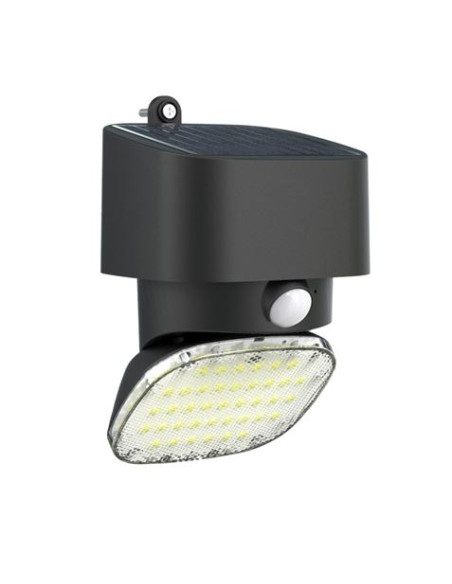 FOCO SOLAR DESIGN SERIE PRO 2000LM NEGRO ELBAT