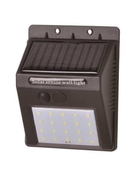 APLIQUE LED SOLAR 30LM NEGRO ELBAT