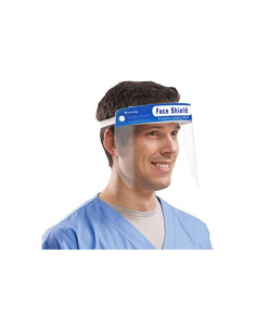 PACK 5 VISERAS FACE SHIELD PROTECTORA FACIAL COMPLETA