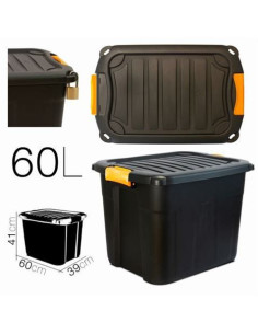 CAJA DE ALMACENAJE 60X39X41CM NEGRA PARABOX 2