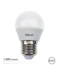 BOMBILLA LED G45 | 8.5W | 1000LM | E27 | LUZ BLANCA | ELBAT