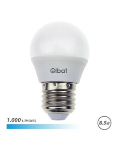 BOMBILLA LED G45 | 8.5W | 1000LM | E27 | LUZ FRIA | ELBAT