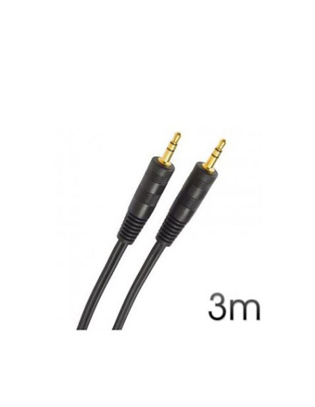CABLE STEREO MINI JACK 3.5 M/M AUDIO 3M CROMAD