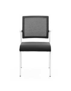 LOTE 4 SILLAS CONFIDENTE DESIGN APILABLES ESTRUCTURA METÁLICA CROMAD 2