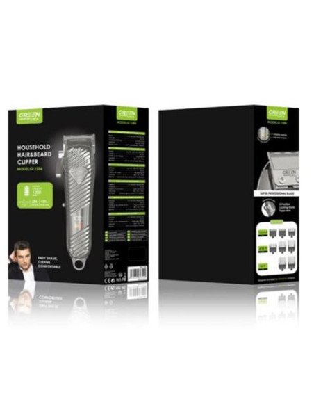 CORTAPELOS RECARGABLE CON DISPLAY CROMADA GREEN LYCA