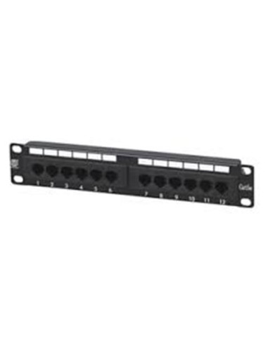 PANEL PARCHEO 12P 10\" 1U UTP CAT 6 CROMAD
