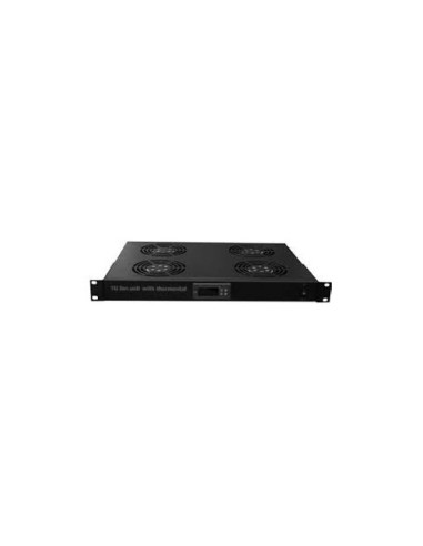 PANEL DE VENTILACIÓN FRONTAL CON TERMOSTATO 4 VENTILADORES