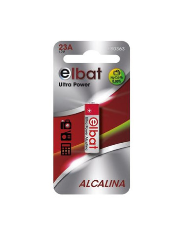 BLISTER 1 PC PILA ALCALINA 23A 12V ELBAT