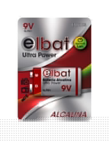 BLISTER 1 PC PILA ALCALINA 6LR61/9V ELBAT