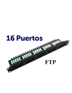 PANEL PARCHEO 16P KRONE 19\" FTP CAT 6 CROMAD