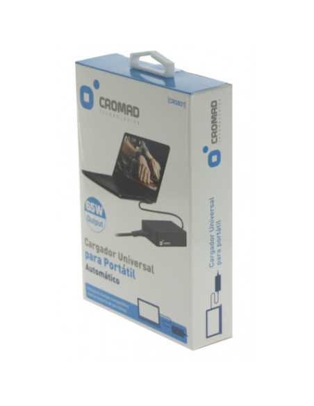 CARGADOR UNIVERSAL AUTOMÁTICO 65W CROMAD
