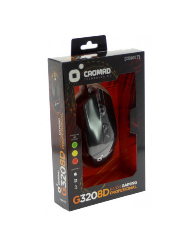 RATON GAMING G320 8D PROFESIONAL CROMAD