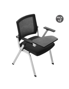 SILLA DE ESCRITORIO CON RUEDAS 97X47X58CM GRIS