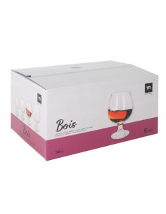 SET 6 COPAS COÑAC 340ML BOIS LA MEDITERRANEA 2