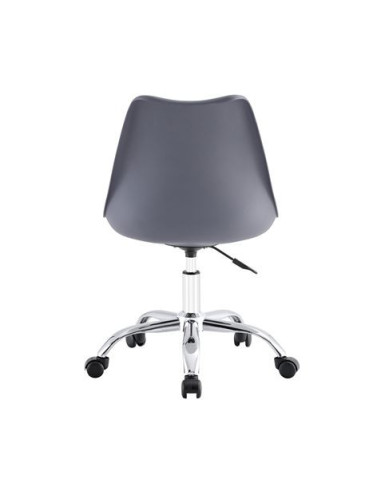 SILLA DE ESCRITORIO CON RUEDAS 97X47X58CM GRIS
