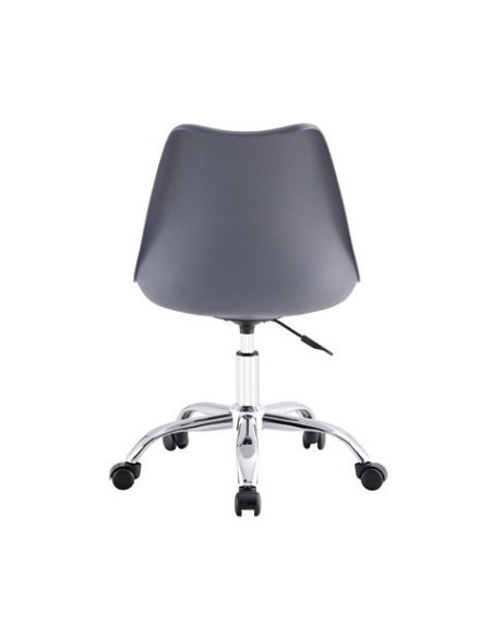 SILLA DE ESCRITORIO CON RUEDAS 97X47X58CM GRIS