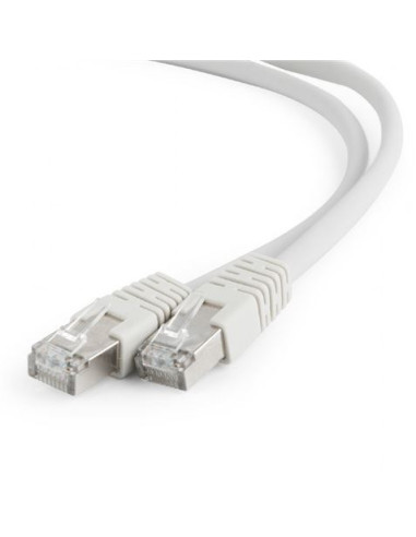 CABLE DE RED FTP CAT6 0.5M GRIS CLARO CROMAD