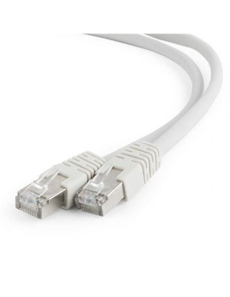 CABLE DE RED FTP CAT6 0.5M GRIS CLARO CROMAD