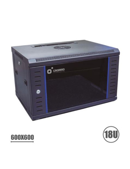RACK 19\" 18U 600X600 SERIE BLUE MURAL/SUELO CROMAD