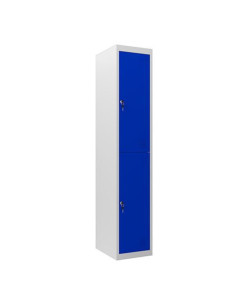 TAQUILLA METÁLICA 2 PUERTAS 1800X300X500MM AZUL CROMAD