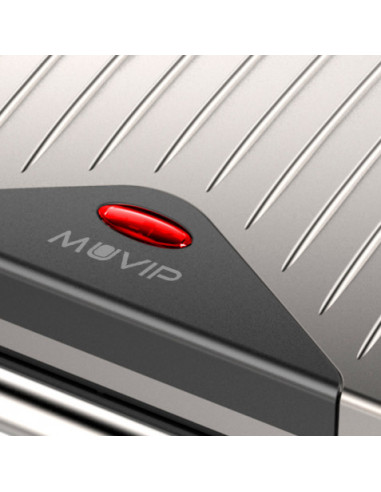 SANDWICHERA INOX GRILL 750W MUVIP
