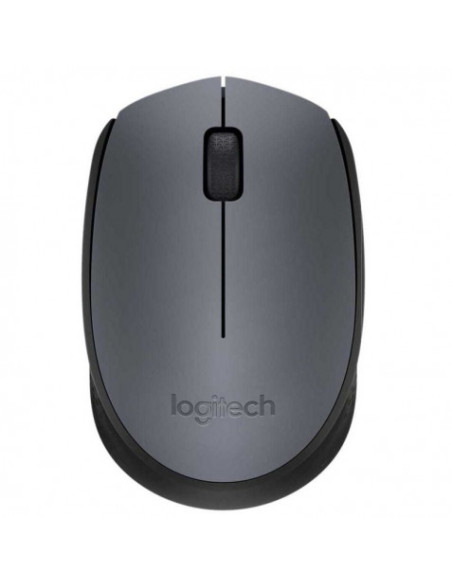 RATON INALÁMBRICO LOGITECH M170 NEGRO/GRIS - 2.4GHZ - NANO RECEPTOR USB