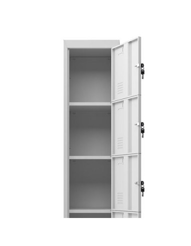 TAQUILLA METÁLICA 5 PUERTAS 1800X300X500MM CROMAD