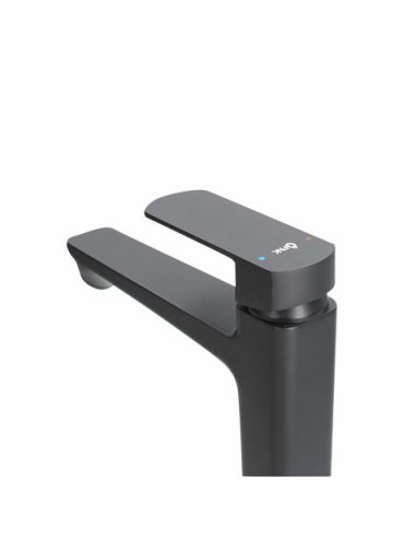 MONOMANDO LAVABO ALTO NEGRO FONTASTOCK