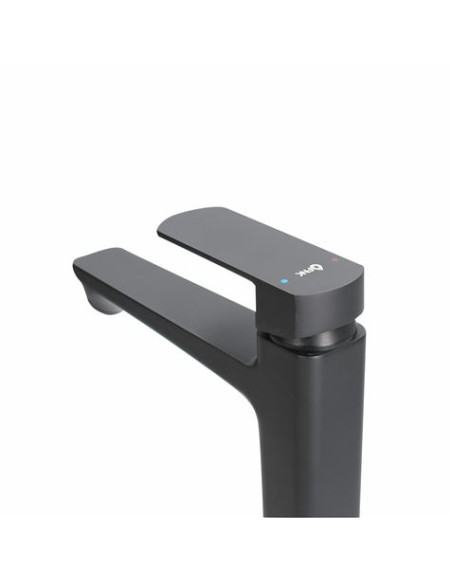 MONOMANDO LAVABO ALTO NEGRO FONTASTOCK