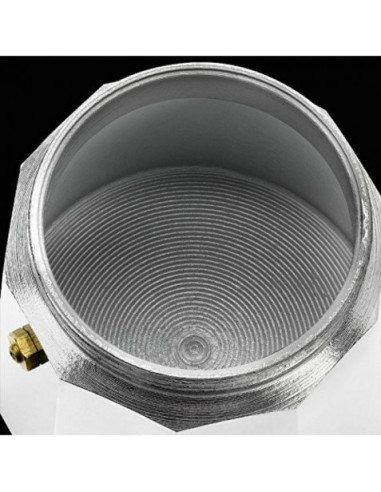 CAFETERA VITRO EXPRES 1 TAZA ALUMINIO ANTIADHERENTE CALDERIN SIN CANTOS