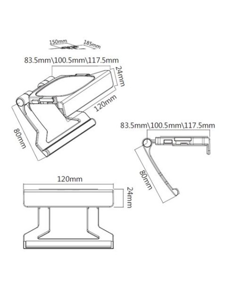 SOPORTE TV PARA MINI PC CROMAD