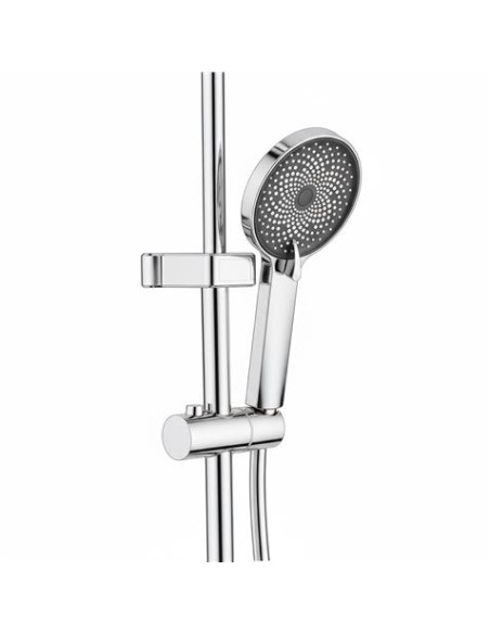 CONJUNTO DE DUCHA CON BARRA Y MONOMANDO CROMADO FONTASTOCK