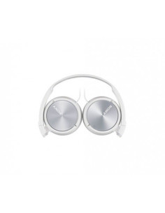 AURICULAR DIADEMA PLEGABLE CON MICRÓFONO BLANCO SONY 2
