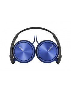 AURICULAR DIADEMA PLEGABLE CON MICRÓFONO AZUL SONY 2