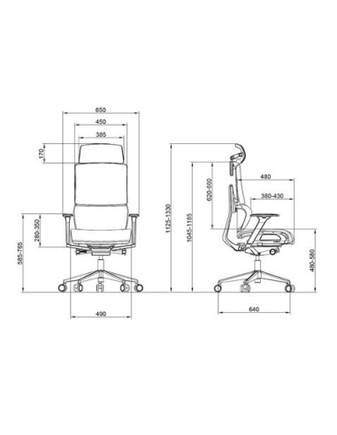 SILLA OFICINA GAMA SENIOR SE1500 CROMAD