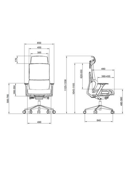 SILLA OFICINA GAMA SENIOR SE1500 CROMAD