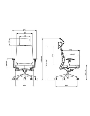 SILLA OFICINA GAMA SENIOR SE1600 CROMAD