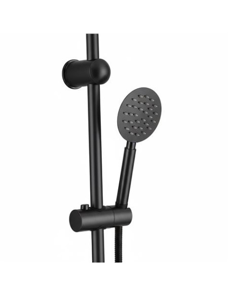 COLUMNA DE DUCHA VERTICAL SIN GRIFO NEGRA FONTASTOCK