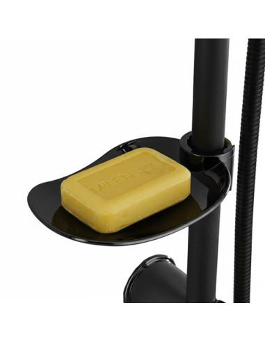 COLUMNA DE DUCHA VERTICAL SIN GRIFO NEGRA FONTASTOCK