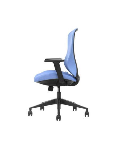 SILLA OFICINA GAMA SENIOR SE1700 AZUL CROMAD