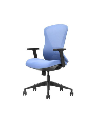 SILLA OFICINA GAMA SENIOR SE1700 AZUL CROMAD