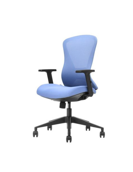 SILLA OFICINA GAMA SENIOR SE1700 AZUL CROMAD