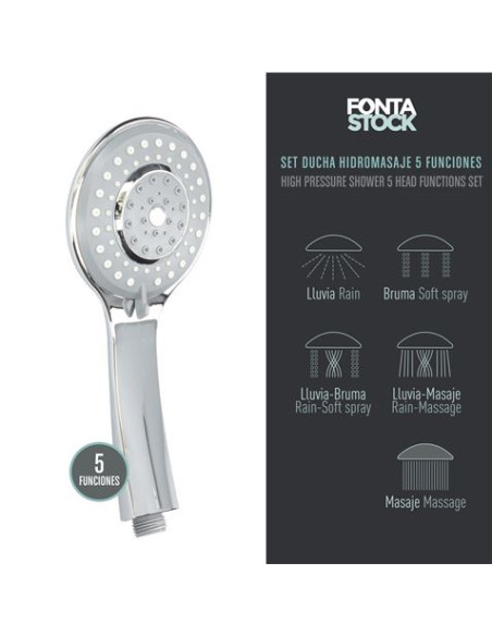 CONJUNTO DE DUCHA 5 POSICIONES FONTASTOCK