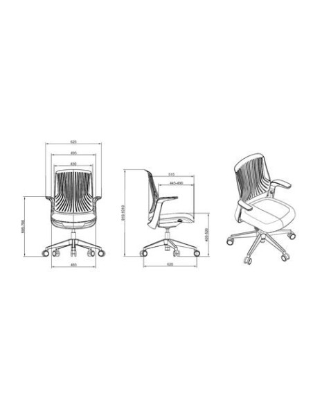 SILLA OFICINA GAMA SENIOR SE1800 CROMAD