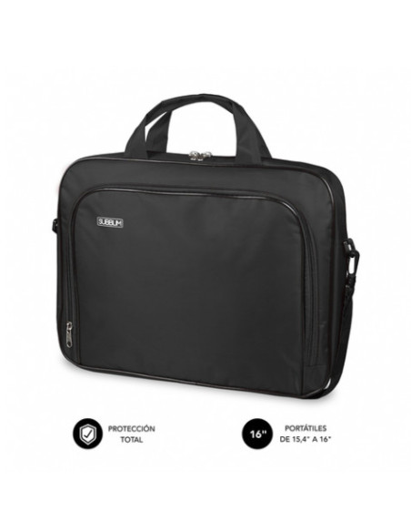 MALETIN PORTATIL SUBBLIM OXFORD 15.4\"- 16\" NEGRO