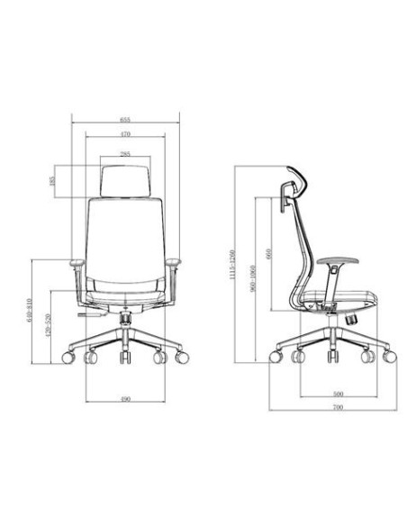 SILLA OFICINA GAMA SENIOR SE3000 CROMAD