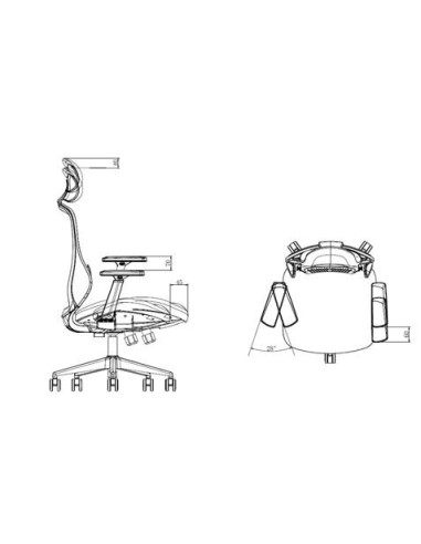 SILLA OFICINA GAMA SENIOR SE5000 CROMAD