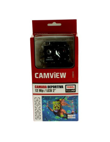 CAMARA DEPORTIVA FULL HD 1080P 12MPX | LCD 2 | CAMVIEW