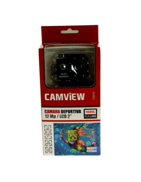 CAMARA DEPORTIVA FULL HD 1080P 12MPX | LCD 2 | CAMVIEW