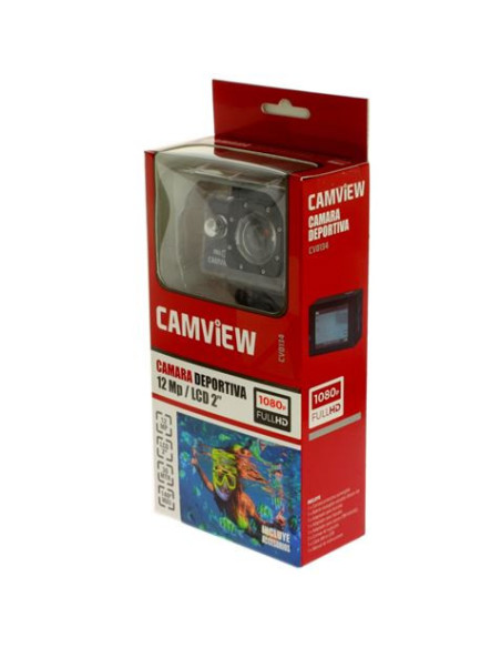 CAMARA DEPORTIVA FULL HD 1080P 12MPX | LCD 2 | CAMVIEW